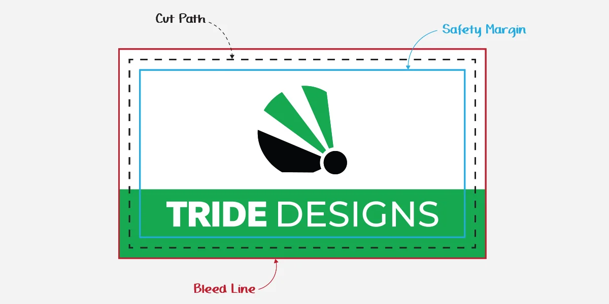 Print ready business card setup
