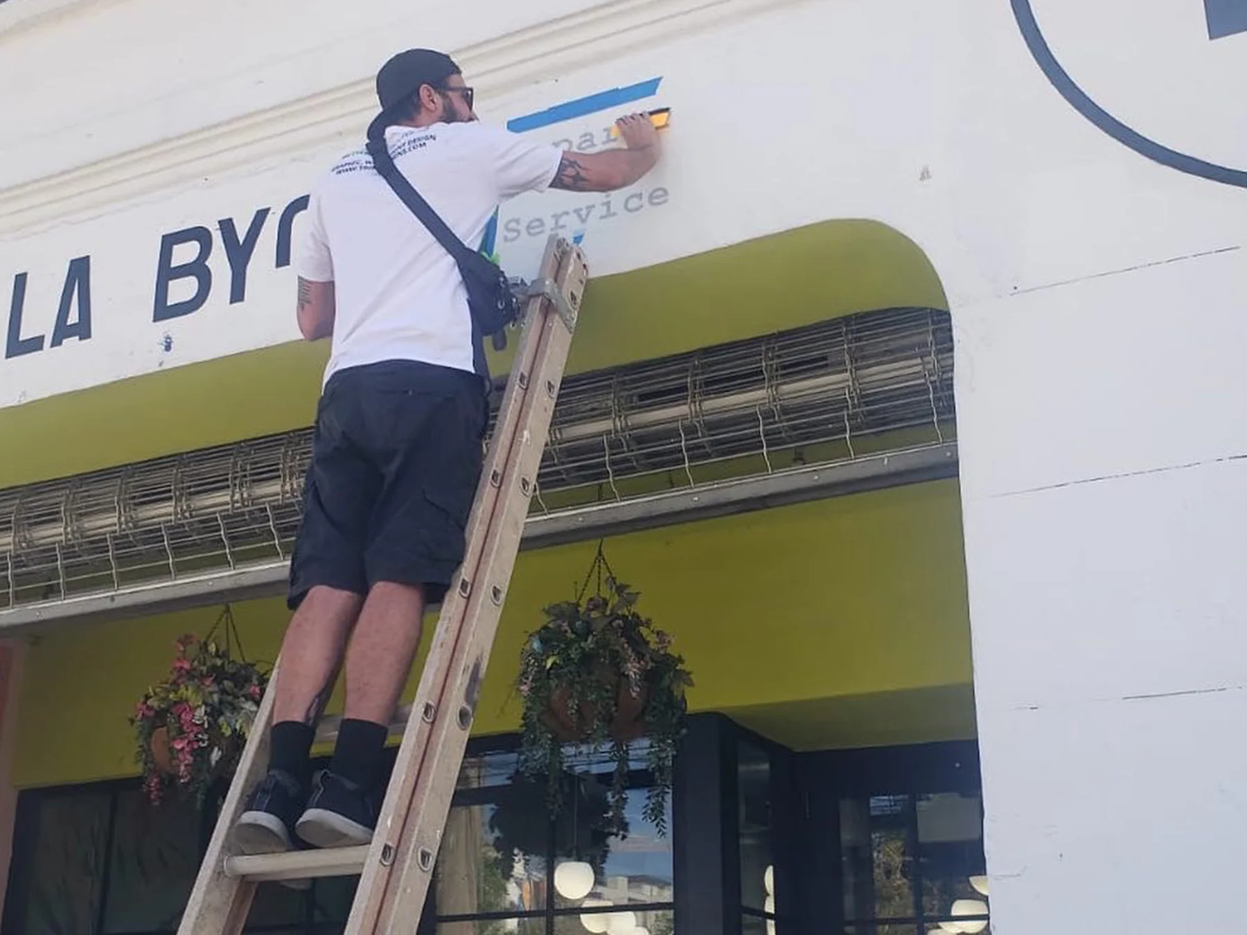 Sign installation