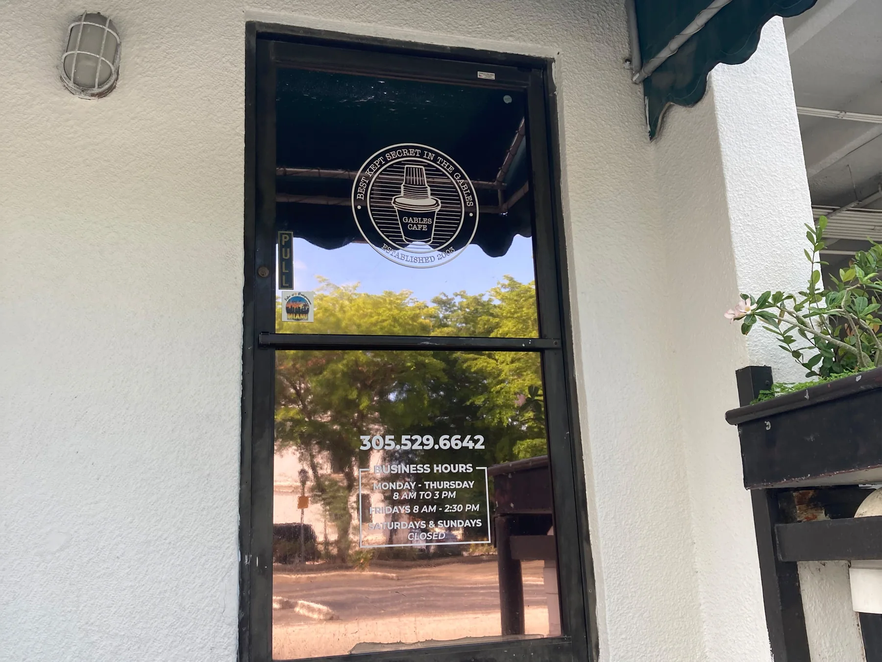 Storefront vinyl graphics