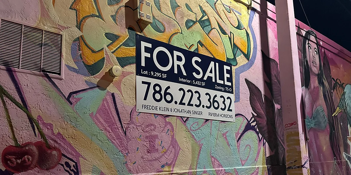 Printed signage in Wynwood by Tride Designs